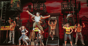 The high-flying opening number of "A Bronx Tale: The Musical"