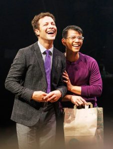 Justin Guarini, left, and Telly Leung